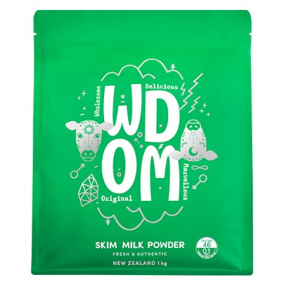 【新西兰直邮】WDOM 渥康 脱脂牛奶粉 1KG 3/6袋装